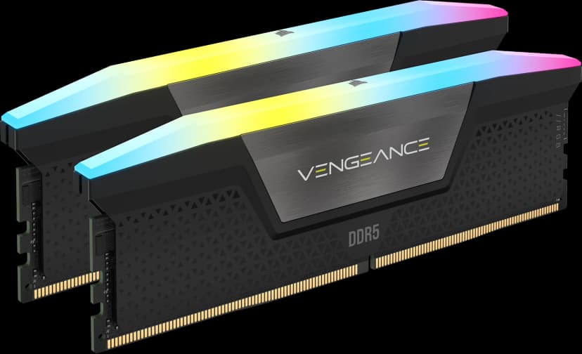 Corsair Vengeance RGB 32GB (2x16GB) DDR5 6000MHz CL28 Preto - CMH32GX5M2B6000C28