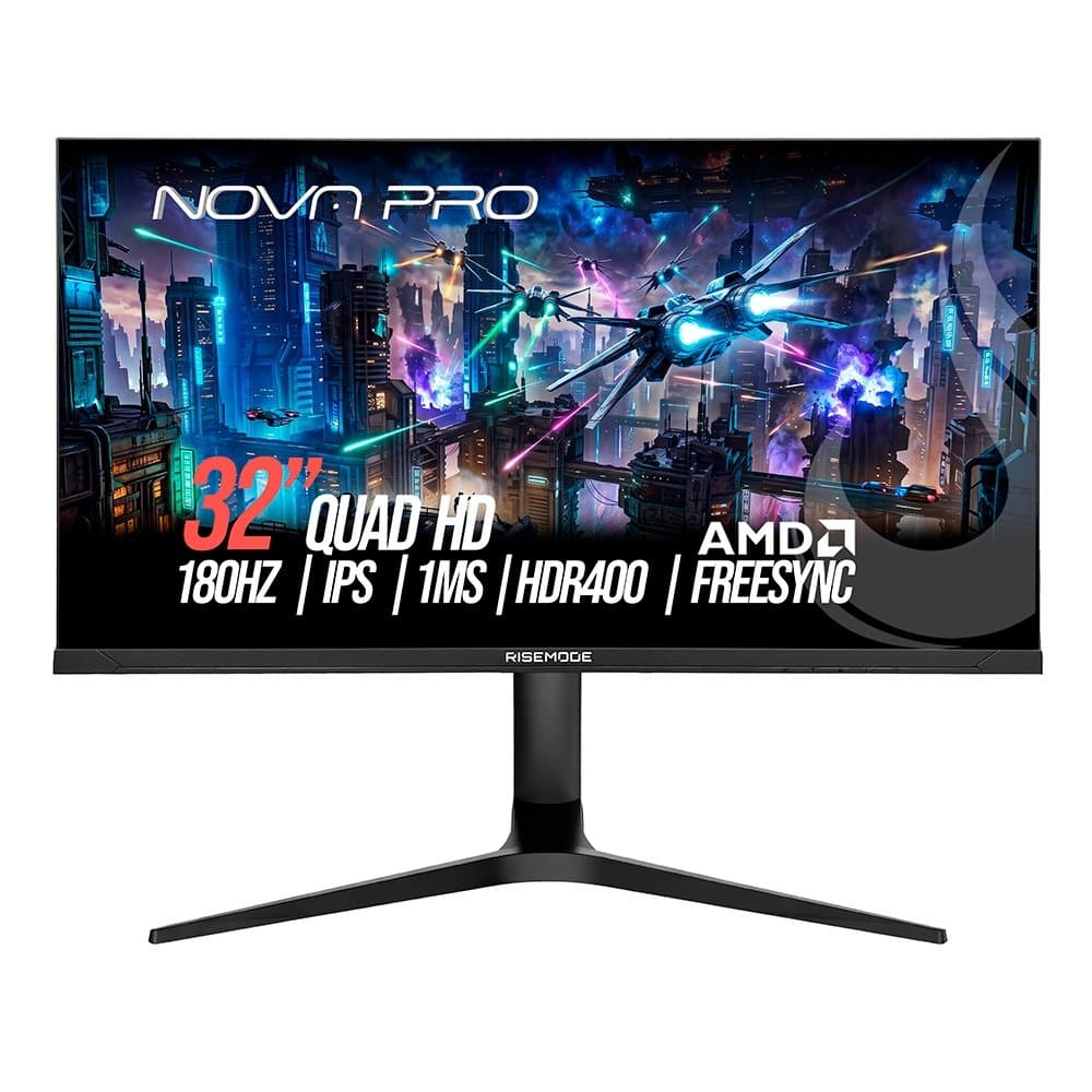Rise Mode Nova Pro 32" QHD 180Hz IPS - RM-MONV01-32F1802K-B Rise Mode Nova Pro 32" QHD 180Hz IPS - RM-MONV01-32F1802K-B