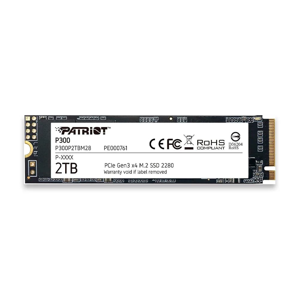 Patriot P300 2TB SSD NVMe Gen 3 - P300P2TBM28 Patriot P300 2TB SSD NVMe Gen 3 - P300P2TBM28
