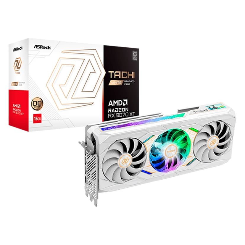 ASRock RX 9070 XT Taichi White OC
