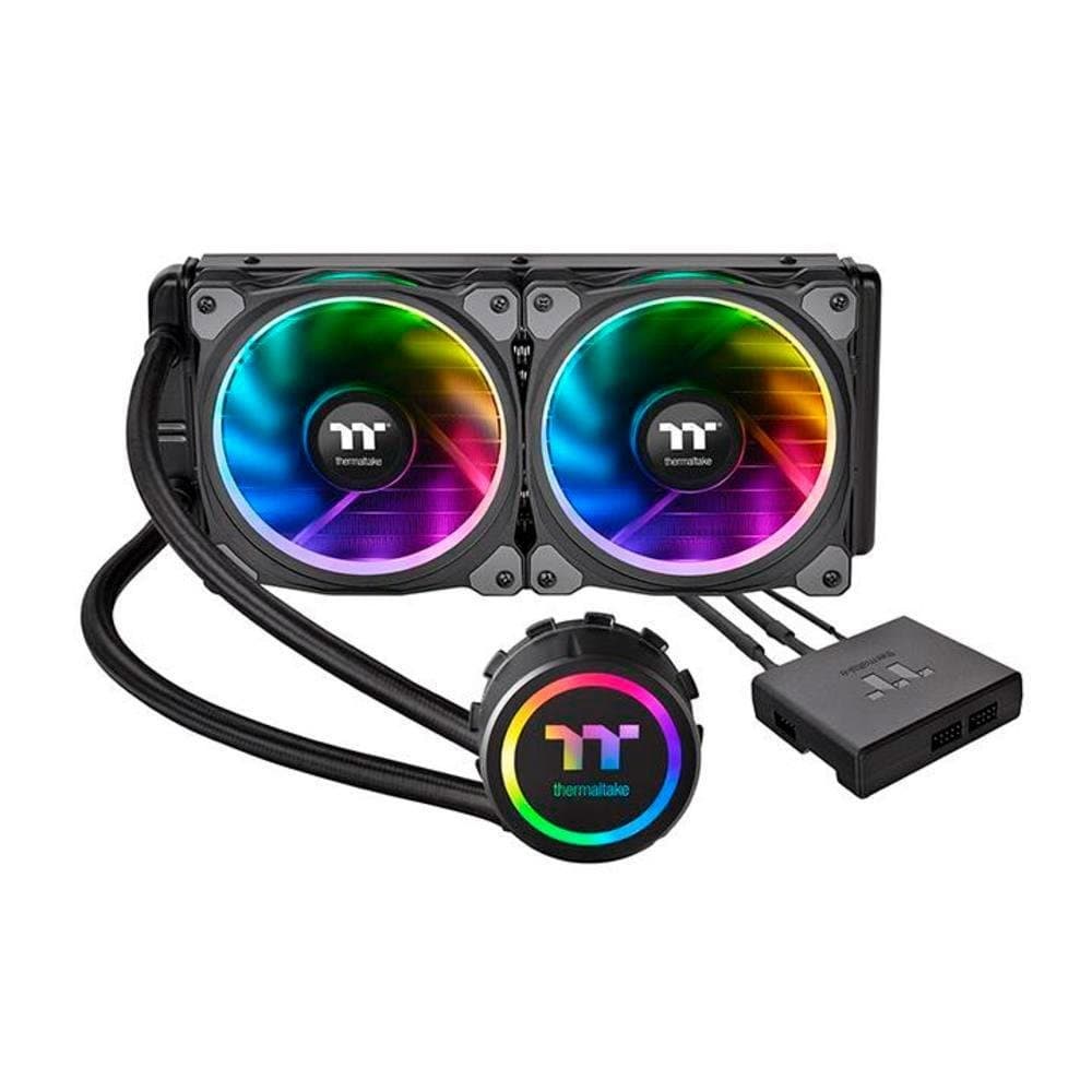 Water Cooler Thermaltake Floe Riing RGB 240 TT Premium Edition 240mm ARGB Water Cooler Thermaltake Floe Riing RGB 240 TT Premium Edition 240mm ARGB Preto - CL-W157-PL12SW-A