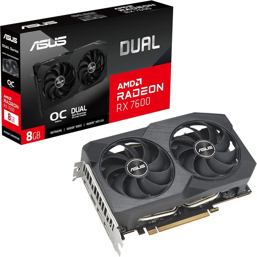 ASUS RX 7600 Dual V2 OC