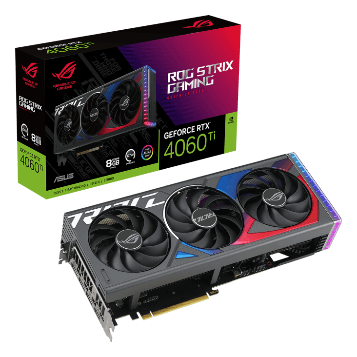 RTX 4060 Ti 8GB ASUS RTX 4060 Ti 8GB Strix