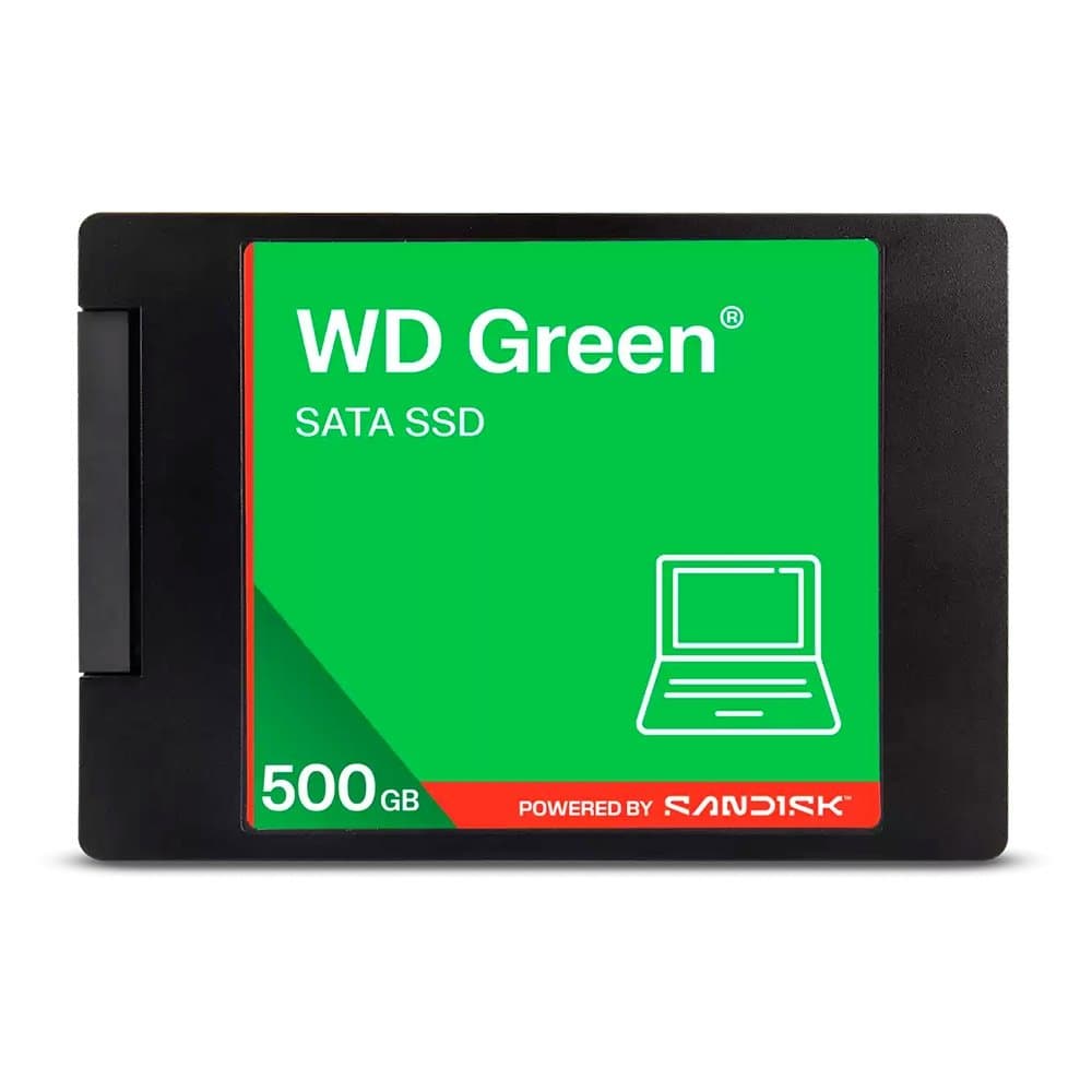 Western Digital WD Green 500GB SSD SATA III - WDS500G5G0A Western Digital WD Green 500GB SSD SATA III - WDS500G5G0A