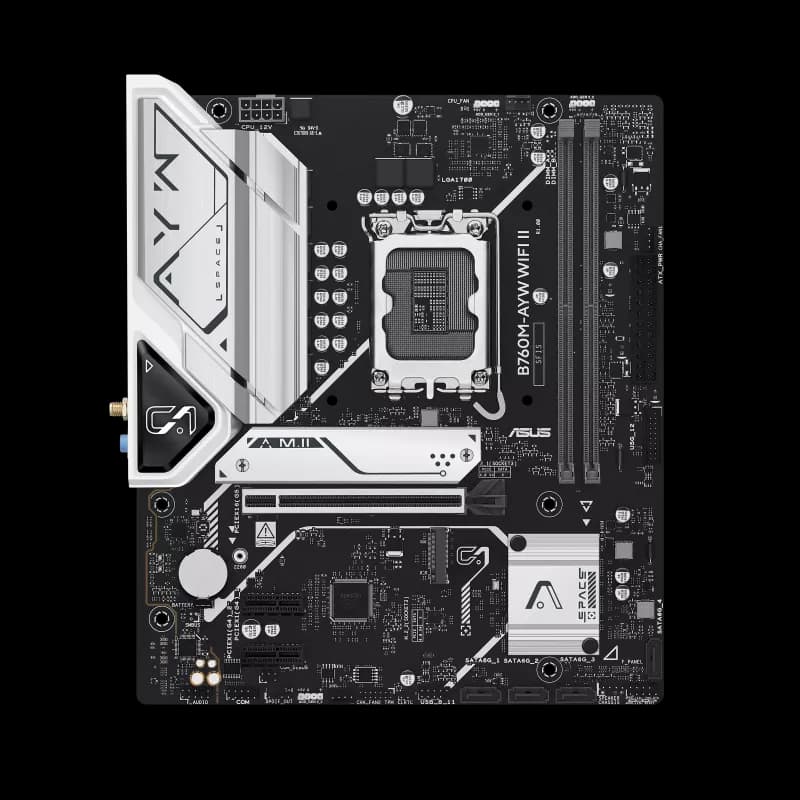 ASUS B760M-AYW WIFI II LGA1700 Micro-ATX DDR5