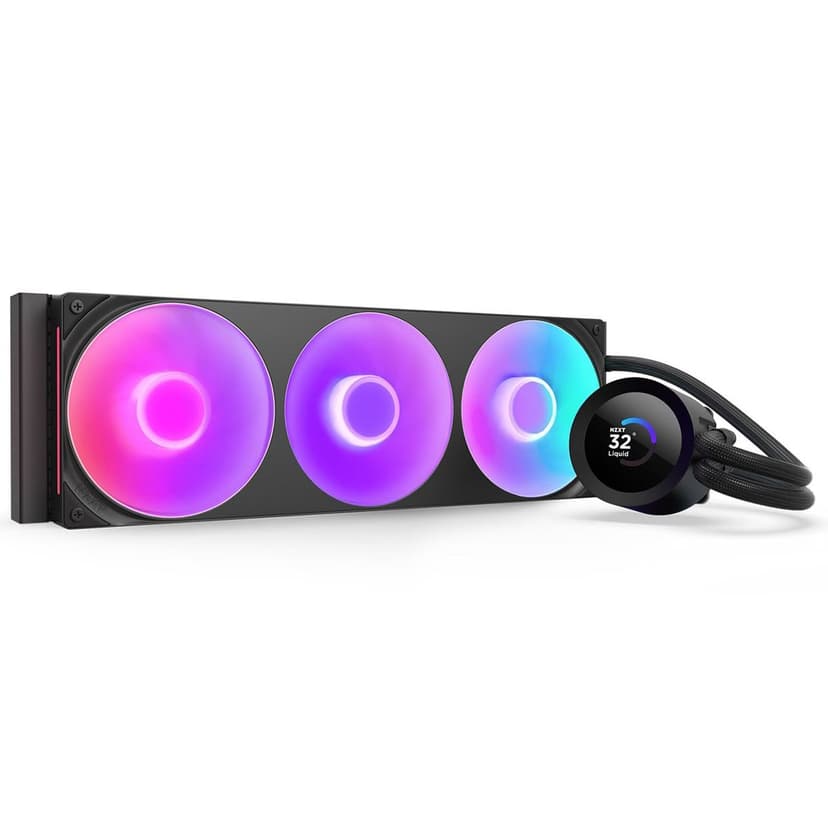 Water Cooler NZXT Kraken Plus 360 RGB 360mm RGB Preto - RL-KR360-B2
