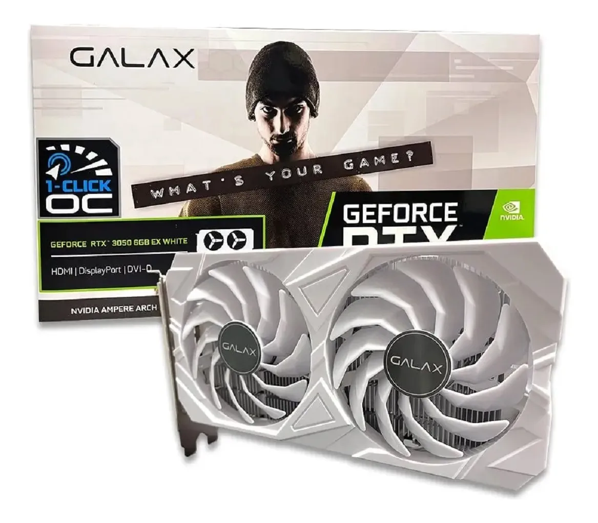 RTX 3050 6GB GALAX RTX 3050 6GB EX White