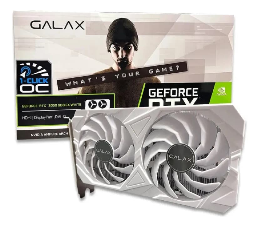 GALAX RTX 3050 6GB EX White