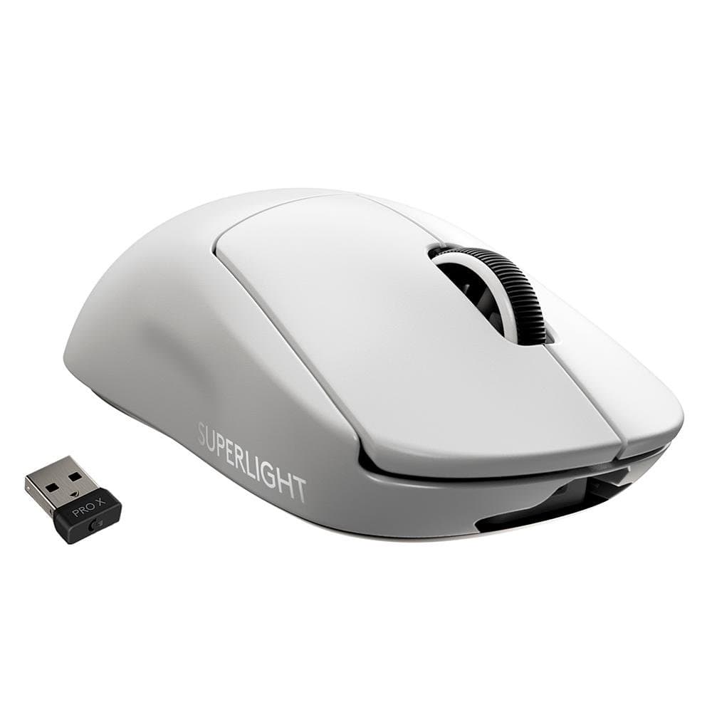 Logitech G PRO X Superlight Sem Fio 25600 DPI Branco - 910-005941 Logitech G PRO X Superlight Sem Fio 25600 DPI Branco - 910-005941