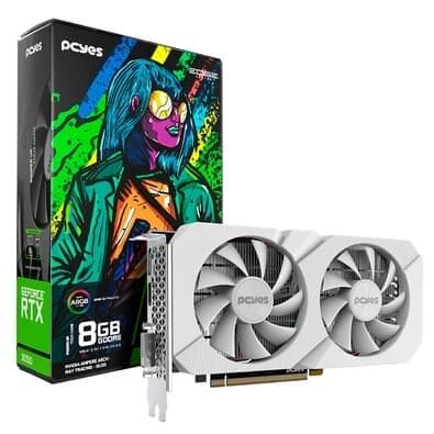 PcYes RTX 3050 8GB Projeto Edge Branco