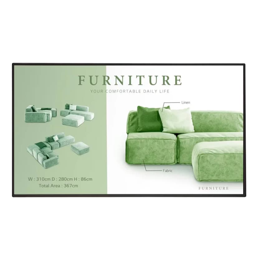 LG 49" UHD 60Hz IPS - 49UM5N-H.AWZM