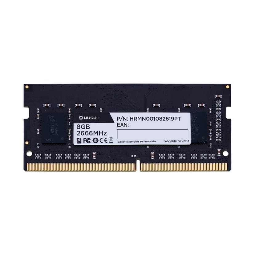 Husky 8GB (1x8GB) DDR4 SO-DIMM 2666MHz CL19 Preto - HRMN001082619PT