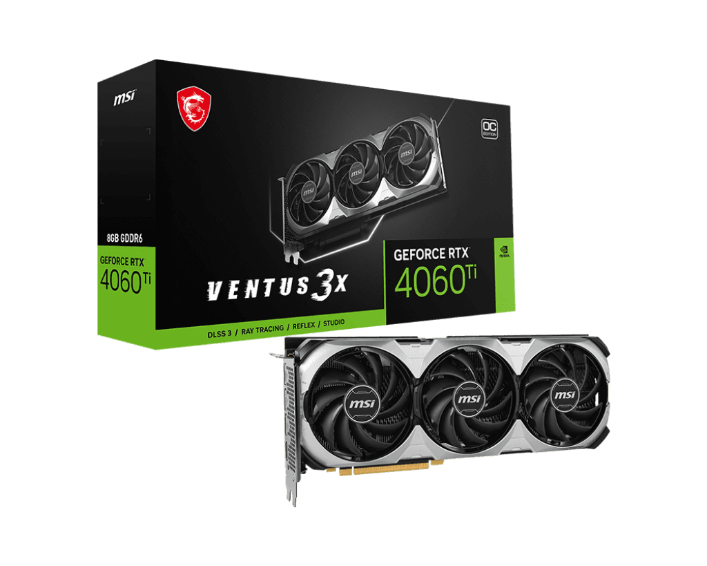 RTX 4060 Ti 8GB MSI RTX 4060 Ti 8GB Ventus 3X OC