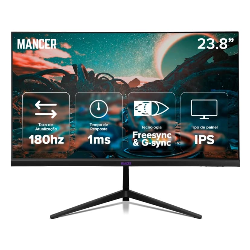 Mancer Valak 23.8" QHD 180Hz IPS - MCR-VKZ3HS-BL01