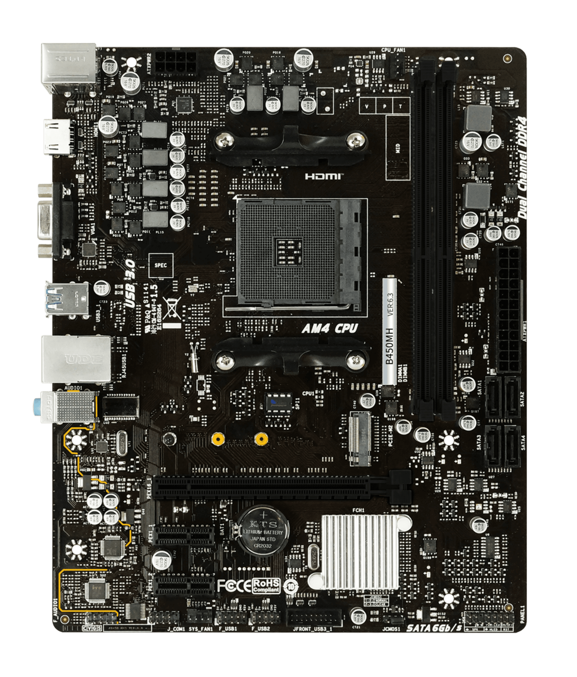 Biostar B450MH AM4 Micro-ATX DDR4 Biostar B450MH AM4 Micro-ATX DDR4