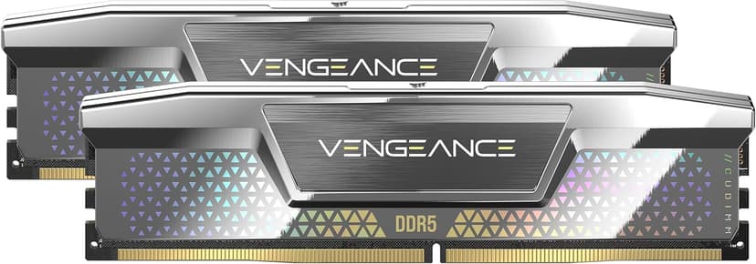 Corsair Vengeance CUDIMM 48GB (2x24GB) DDR5 8000MHz CL38 Prata - CMKC48GX5M2X8000C38