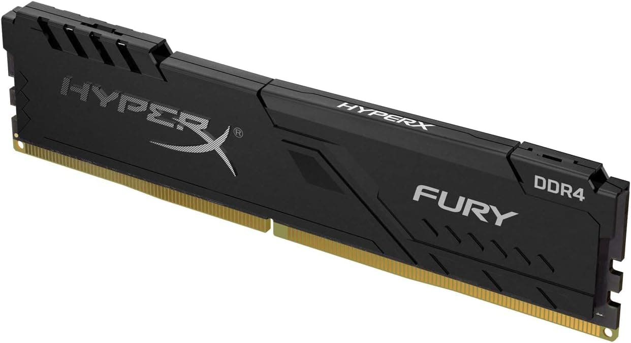 Kingston HyperX Fury 16GB (1x16GB) DDR4 Kingston HyperX Fury 16GB (1x16GB) DDR4 3733MHz CL19 Preto - HX437C19FB3/16