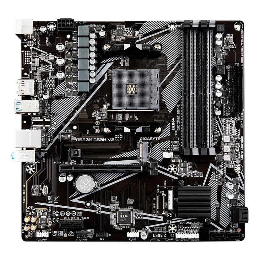 Gigabyte A520M DS3H V2 AM4 Micro-ATX DDR4