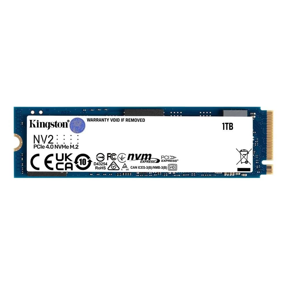 Kingston NV2 1TB SSD NVMe Gen 4 - SNV2S/1000G Kingston NV2 1TB SSD NVMe Gen 4 - SNV2S/1000G