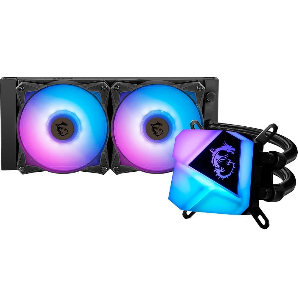 Water Cooler MSI MAG Coreliquid C240 240mm ARGB Water Cooler MSI MAG Coreliquid C240 240mm ARGB Preto - 306-7ZW2R11-813