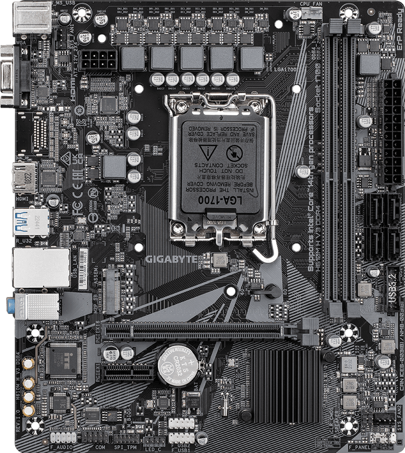 Gigabyte H610M H V3 DDR4 LGA1700 Micro-ATX DDR4