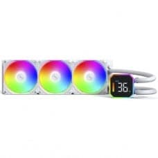 Water Cooler Montech HyperFlow Digital 360mm ARGB Branco - HyperFlow Digital 360 (W)