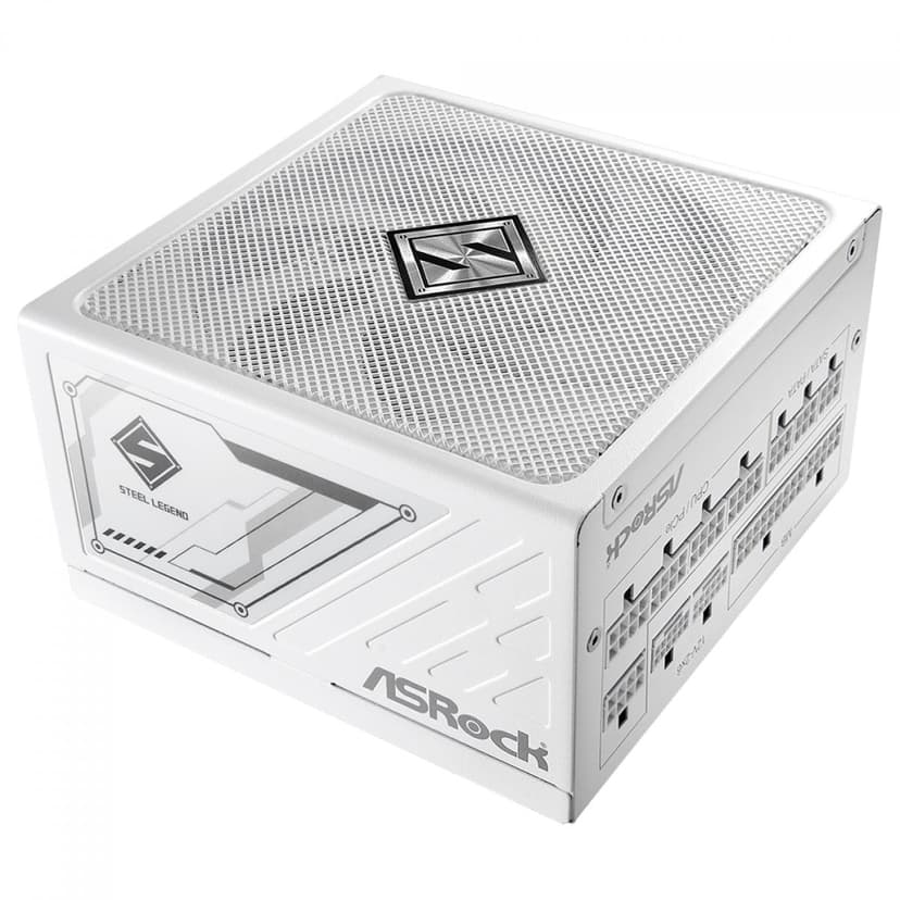 ASRock Steel Legend White (2024) 1200W 80 Plus Gold Modular ATX 3.1 - SL-1200GW