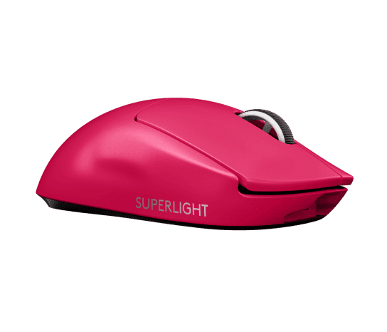 Logitech G PRO X Superlight Sem Fio 25600 DPI Rosa - 910-005955 Logitech G PRO X Superlight Sem Fio 25600 DPI Magenta - 910-005955