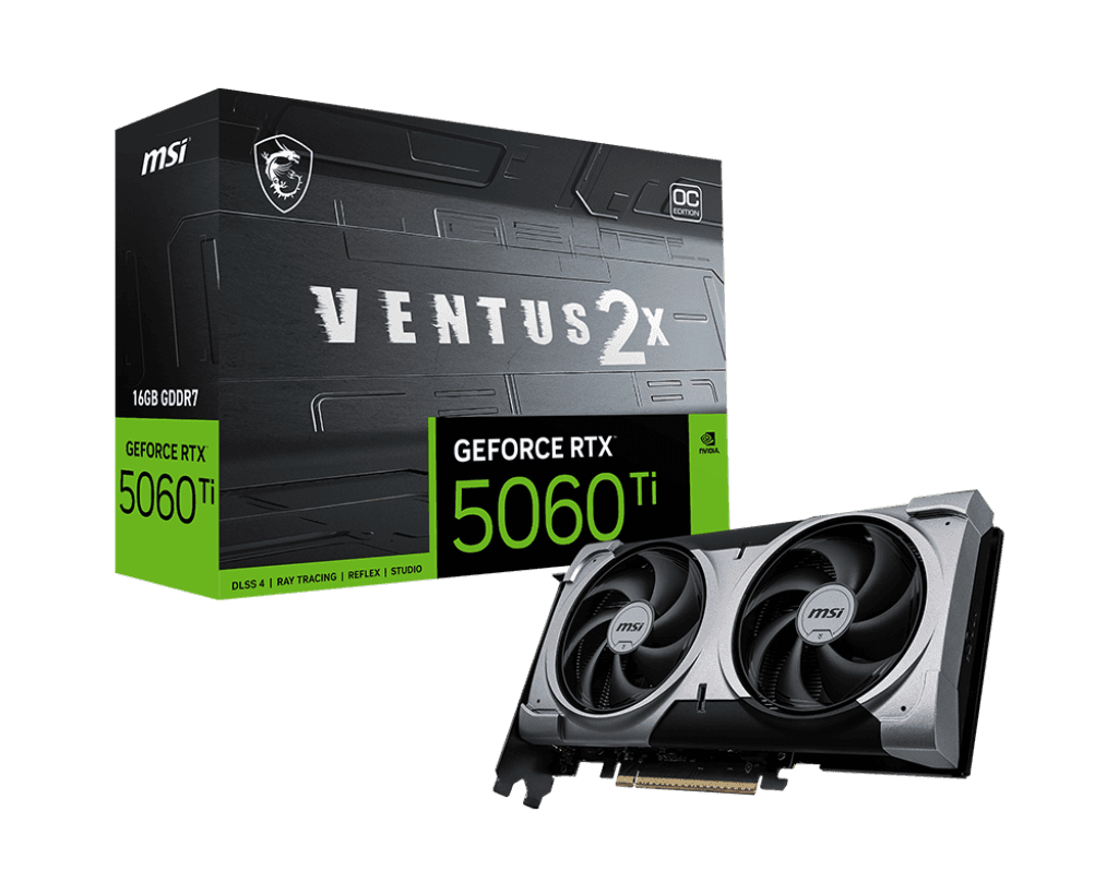RTX 5060 Ti 16GB MSI RTX 5060 Ti 16GB Ventus 2X OC Plus