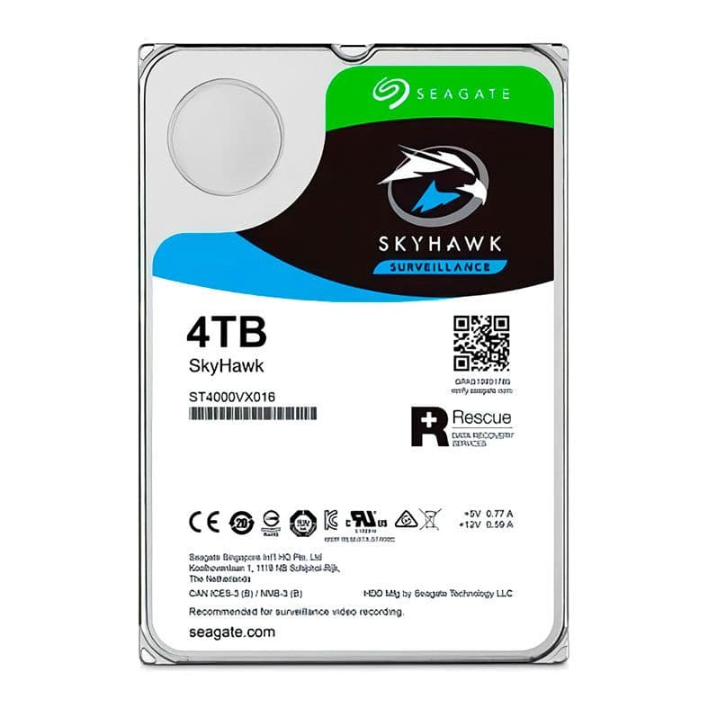 Seagate SkyHawk 4TB HDD SATA III - ST4000VX016 Seagate SkyHawk 4TB HDD SATA III - ST4000VX016