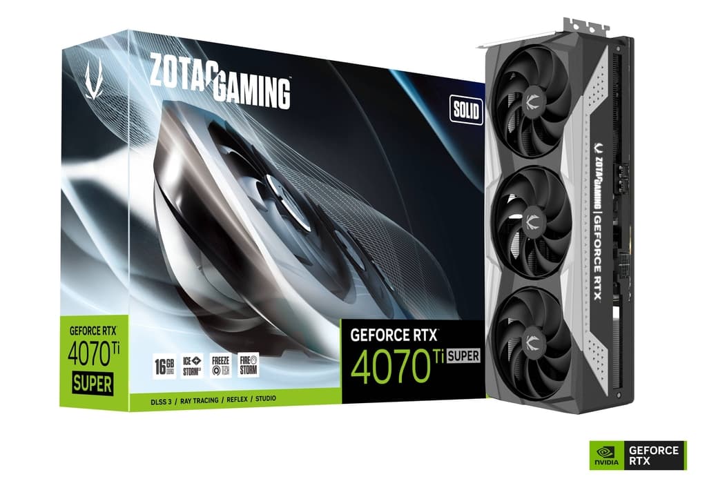 RTX 4070 Ti Super ZOTAC RTX 4070 Ti Super SOLID