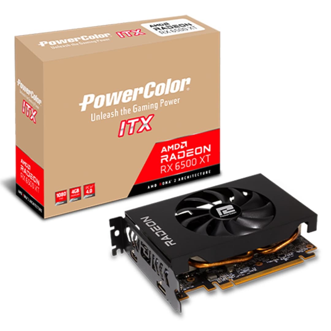 RX 6500 XT 4GB PowerColor RX 6500 XT 4GB ITX