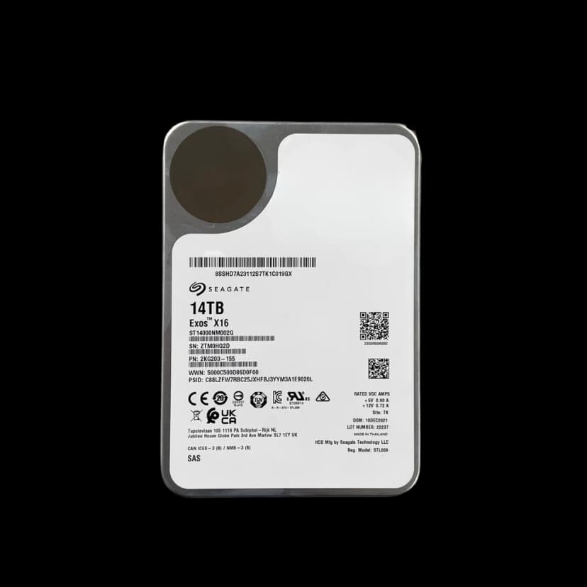 Seagate Exos X16 14TB HDD SATA III - ST14000NM002G