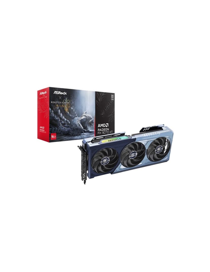 ASRock RX 9070 XT Monster Hunter Wilds