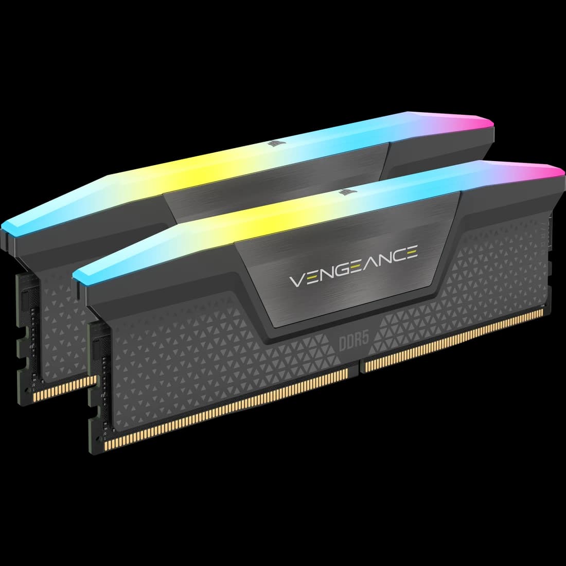 Corsair Vengeance RGB 48GB (2x24GB) DDR5 Corsair Vengeance RGB 48GB (2x24GB) DDR5 6000MHz CL30 Cinza - CMH48GX5M2B6000Z30