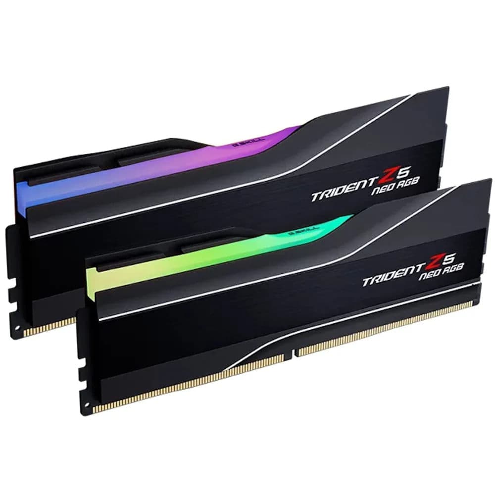 G.Skill Trident Z5 RGB 64GB DDR5 G.Skill Trident Z5 RGB 64GB (2x32GB) DDR5 6000MHz CL32 Preto - F5-6000J3238G32GX2-TZ5RK