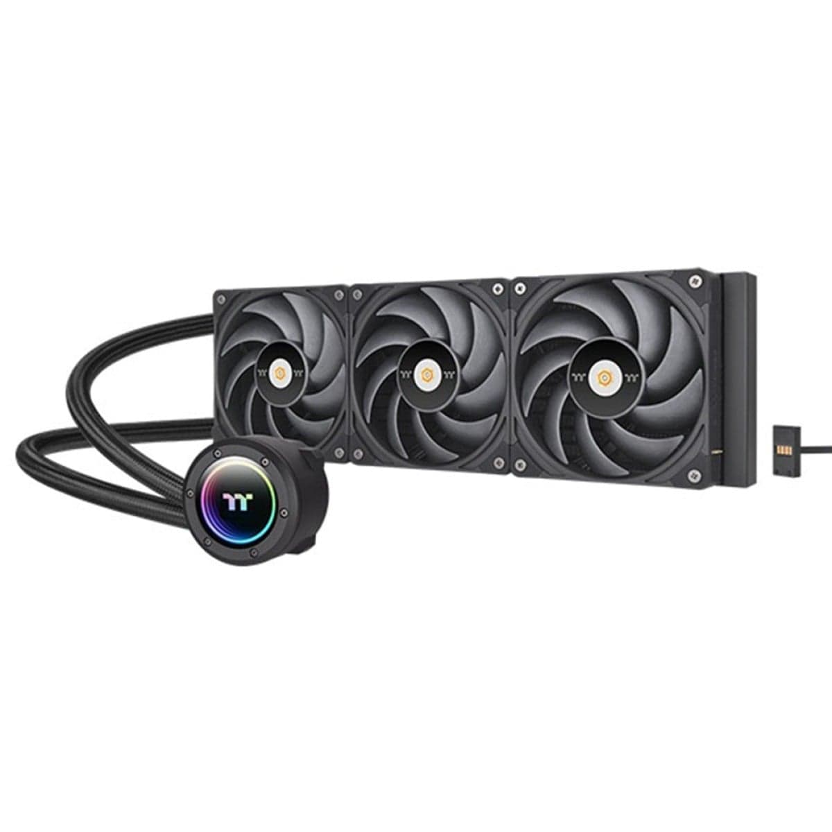 Water Cooler Thermaltake Toughliquid 360 EX Pro ARGB Sync 360mm ARGB Water Cooler Thermaltake Toughliquid 360 EX Pro ARGB Sync 360mm ARGB Preto - CL-W400-PL12BL-A