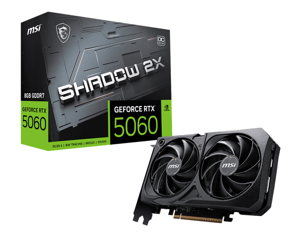 RTX 5060 MSI RTX 5060 Shadow 2X OC