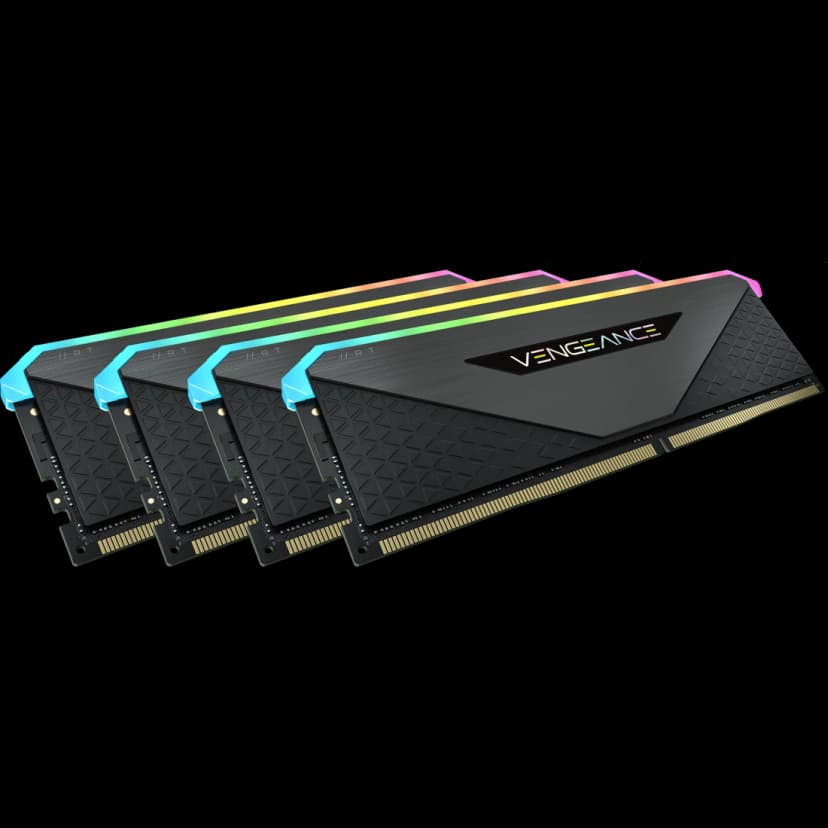Corsair Vengeance RGB RT 32GB (4x8GB) DDR4 3600MHz CL18 Preto - CMN32GX4M4Z3600C18