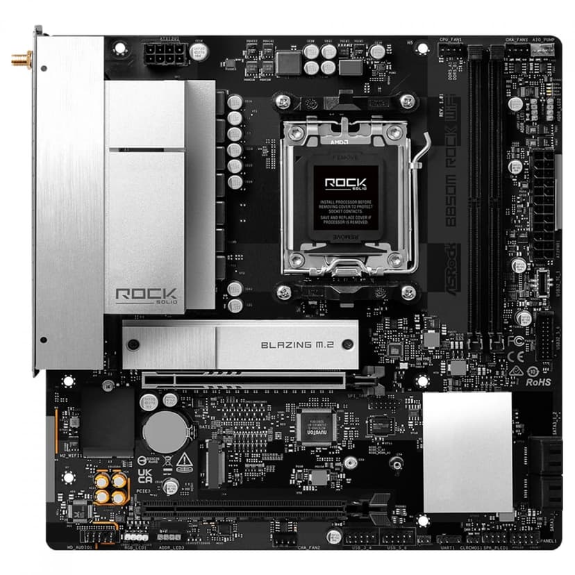 ASRock B850M Rock WiFi AM5 Micro-ATX DDR5
