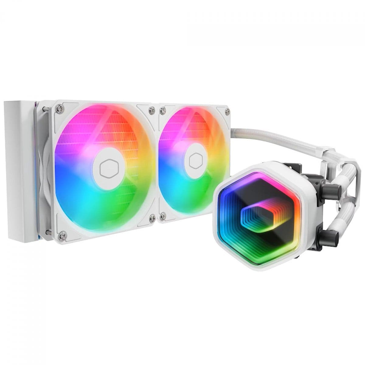 Water Cooler Cooler Master MasterLiquid 240 Core II 240mm ARGB Water Cooler Cooler Master MasterLiquid 240 Core II 240mm ARGB Branco - MLW-D24M-A18PA-RW