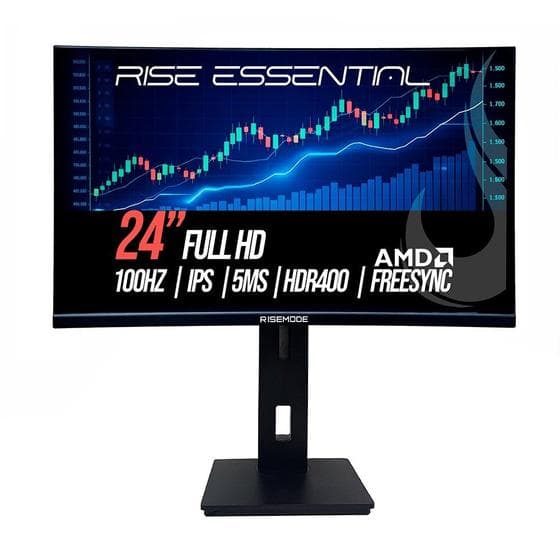 Rise Mode Essential 24" FHD 100Hz IPS - RM-MOGL-24F100FH-B Rise Mode Essential 24" FHD 100Hz IPS - RM-MOGL-24F100FH-B