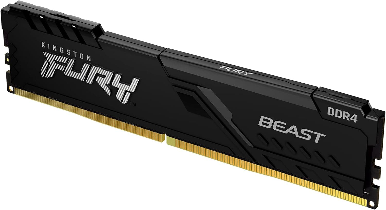 Kingston Fury Beast 8GB (1x8GB) DDR4 Kingston Fury Beast 8GB (1x8GB) DDR4 3600MHz CL17 Preto - KF436C17BB/8