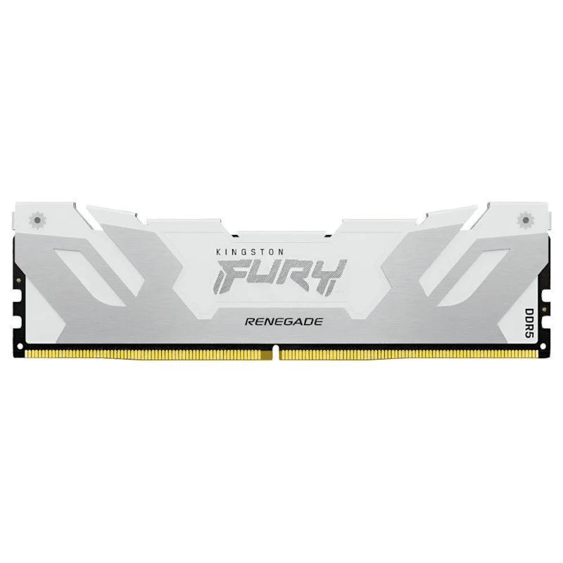 Kingston Fury Renegade 16GB (1x16GB) DDR5 Kingston Fury Renegade 16GB (1x16GB) DDR5 6400MHz CL32 Branco - KF564C32RW-16