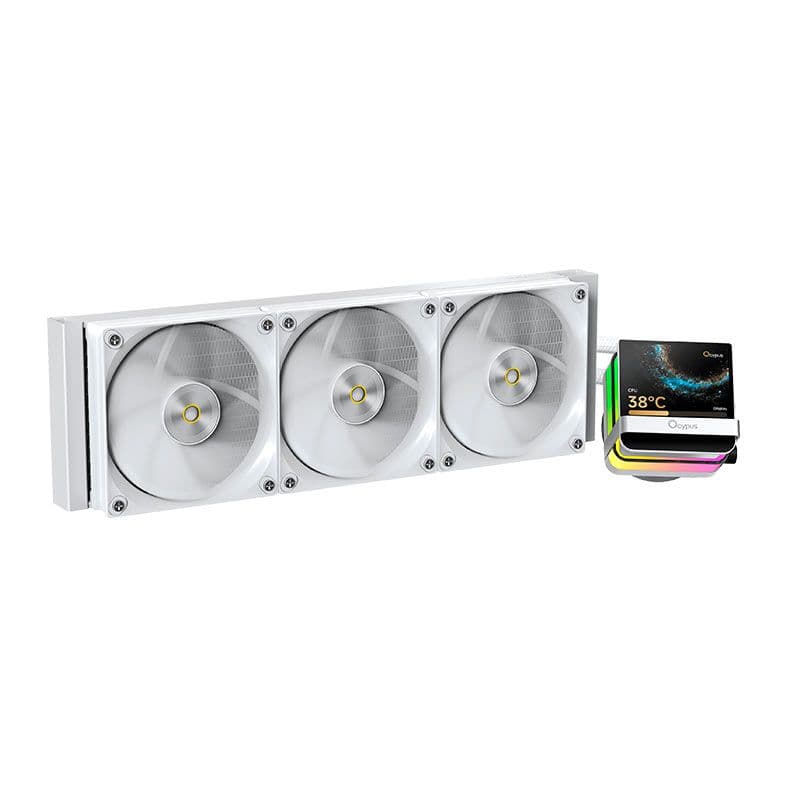 Water Cooler Ocypus Sigma L36 Pro 360mm ARGB Water Cooler Ocypus Sigma L36 Pro 360mm ARGB Branco - SIGMA-L36-WH3ANWL00P-GL