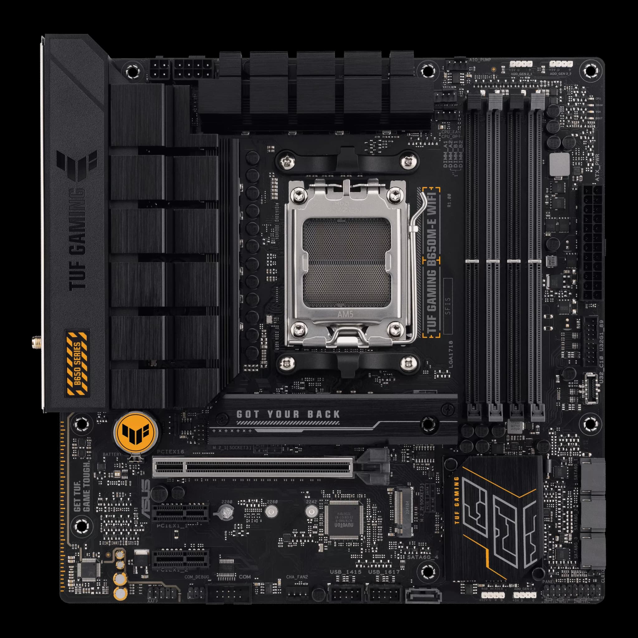 ASUS TUF Gaming B650M-E WIFI AM5 Micro-ATX DDR5 ASUS TUF Gaming B650M-E WIFI AM5 Micro-ATX DDR5