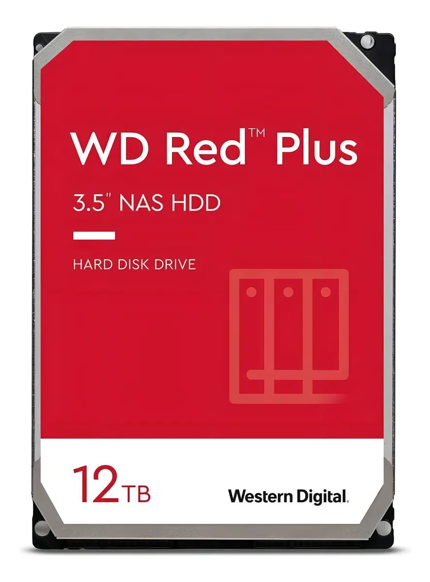 Western Digital WD Red Plus 12TB HDD SATA III - WD120EFBX Western Digital WD Red Plus 12TB HDD SATA III - WD120EFBX