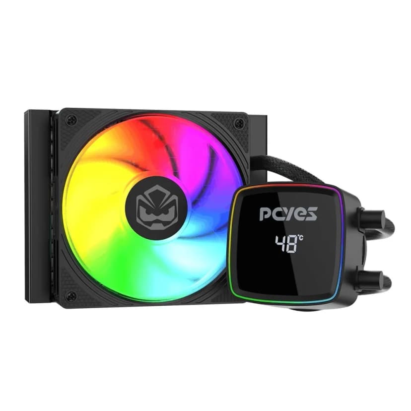 Water Cooler PCYES Duley 120mm ARGB Preto - WCDLY120
