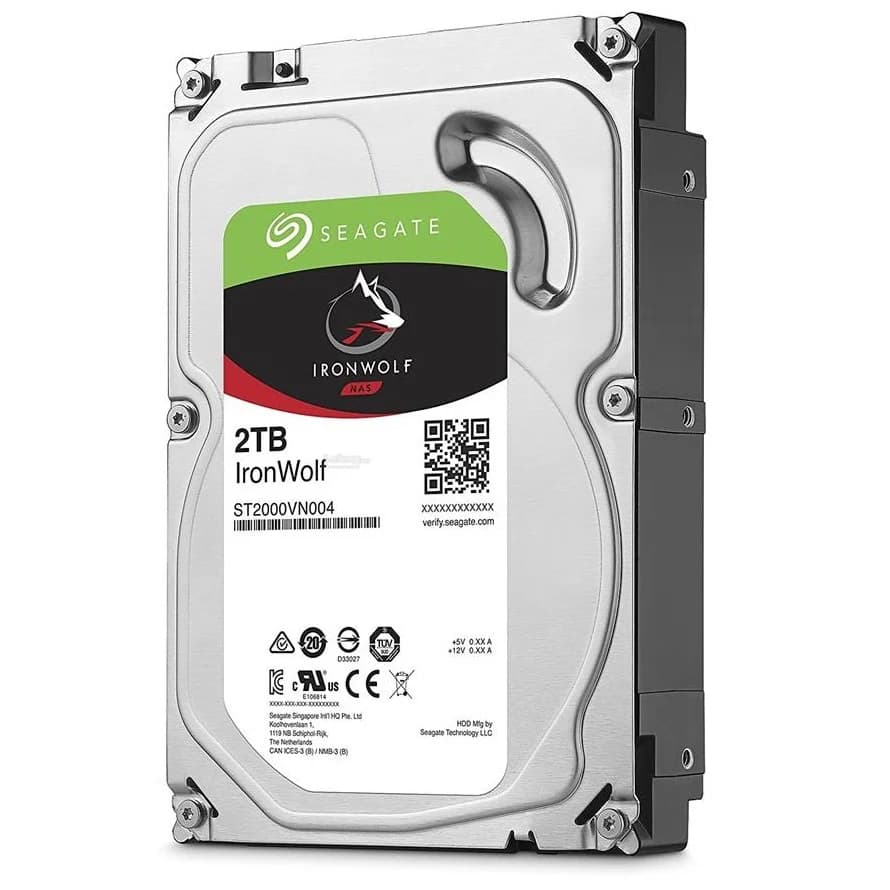 Seagate IronWolf 2TB HDD SATA III - ST2000VN004 Seagate IronWolf 2TB HDD SATA III - ST2000VN004