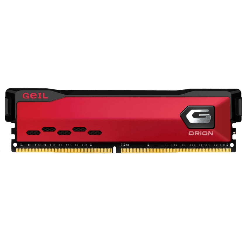 Geil Orion 8GB (1x8GB) DDR4 3200MHz CL16 Vermelho - GAOR48GB3200C16BSC